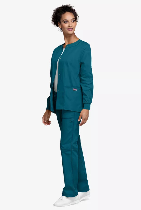 Cherokee Medical WW Originals Women's Snap Front Scrub Jacket