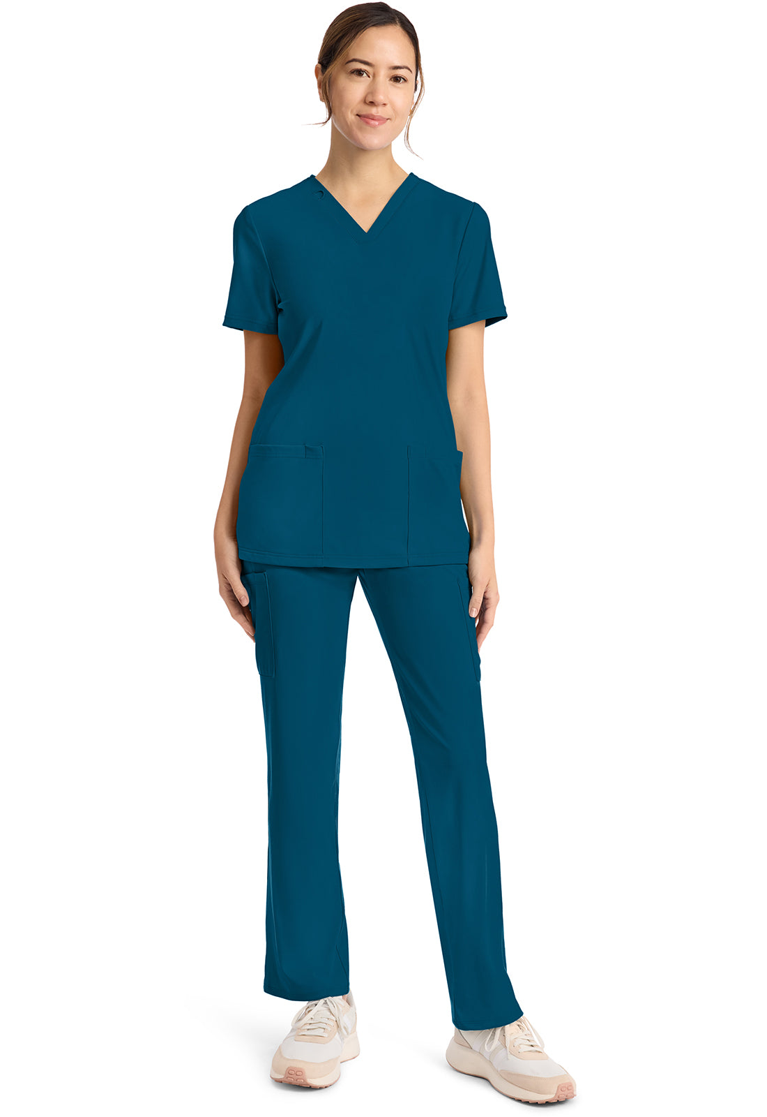 Cherokee Medical Achieve Women's 2-Pocket V-Neck Scrub Top