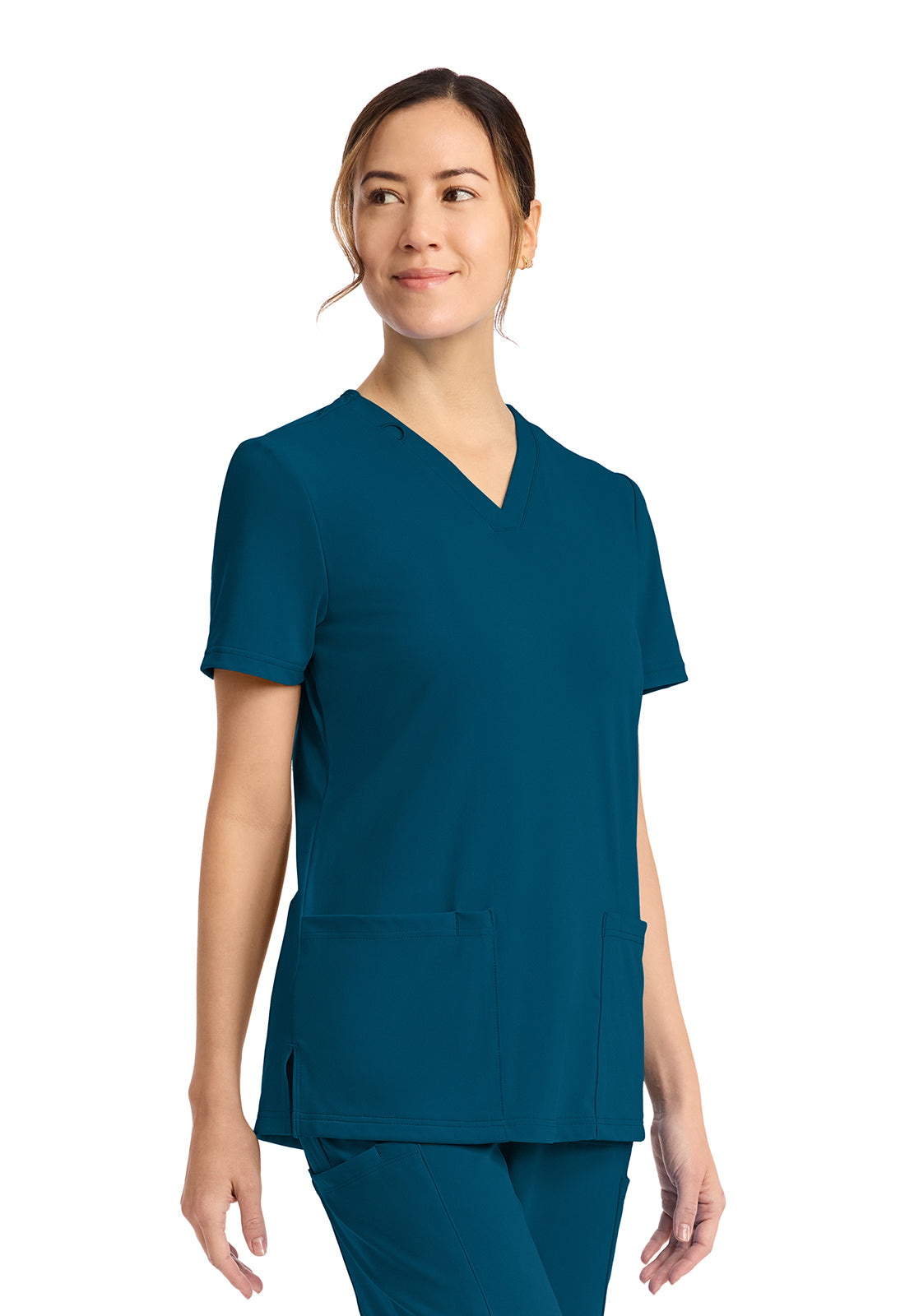 Cherokee Medical Achieve Women's 2-Pocket V-Neck Scrub Top