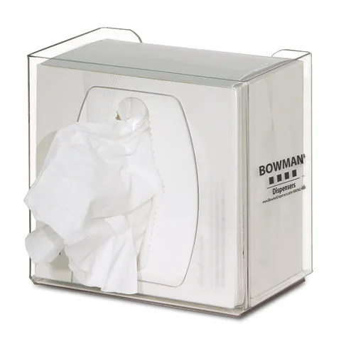 Bowman Dispensers/Marketlab-CL002-0111 PETG Small Task Wipe Dispenser • 5.2"W x 3.2"D x 5.1"H