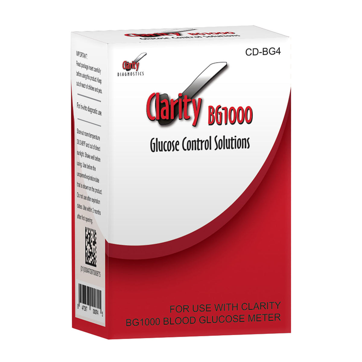 Clarity BG1000 Blood Glucose Monitoring System and Supplies