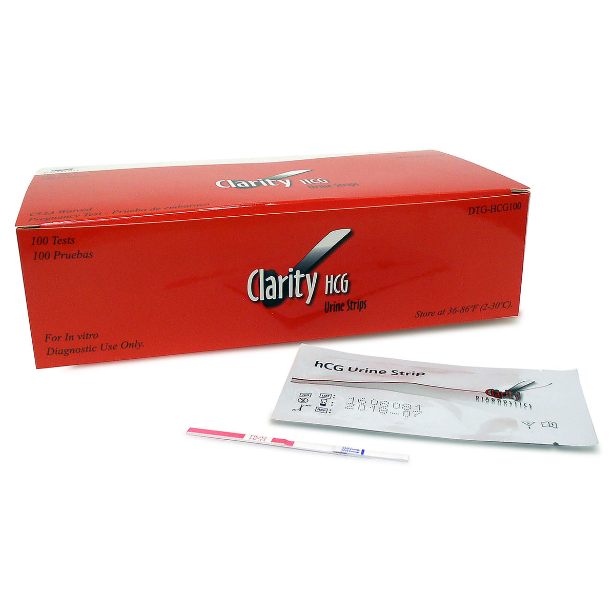Clarity HCG Test Strips