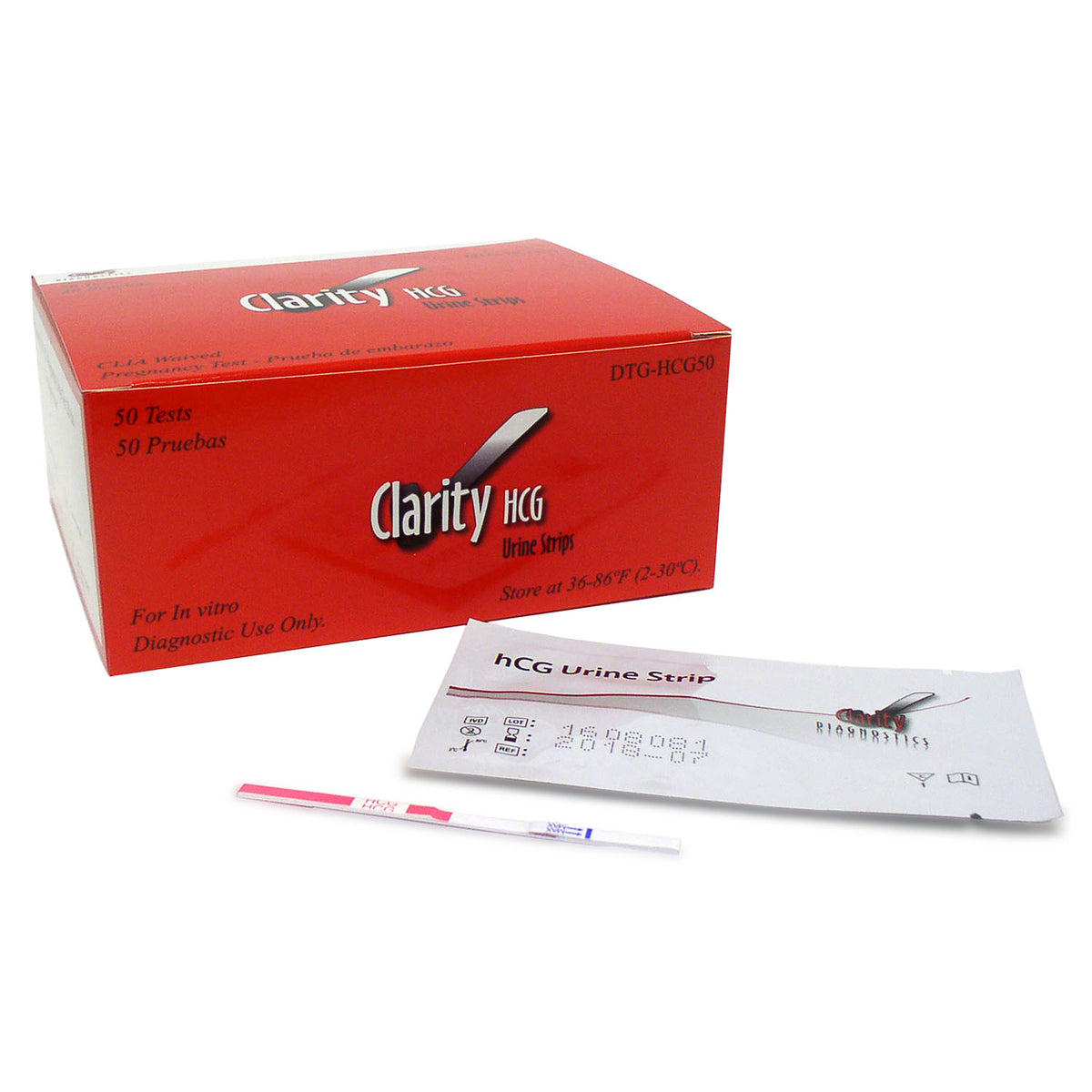 Clarity HCG Test Strips