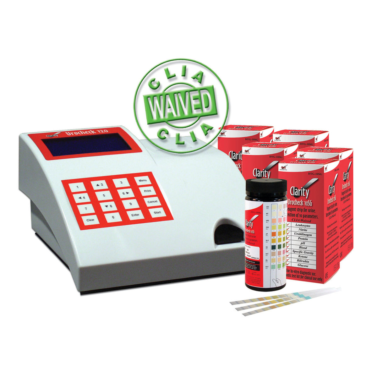 Clarity Urocheck Urine Analyzers and Test System
