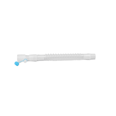 Sharn/Marketlab-CON-S6420P 5.2" Flex Connector, 15mm OC x 22mm/15mm, Tubing with Female Capped Gas Sample Port (50/pk)
