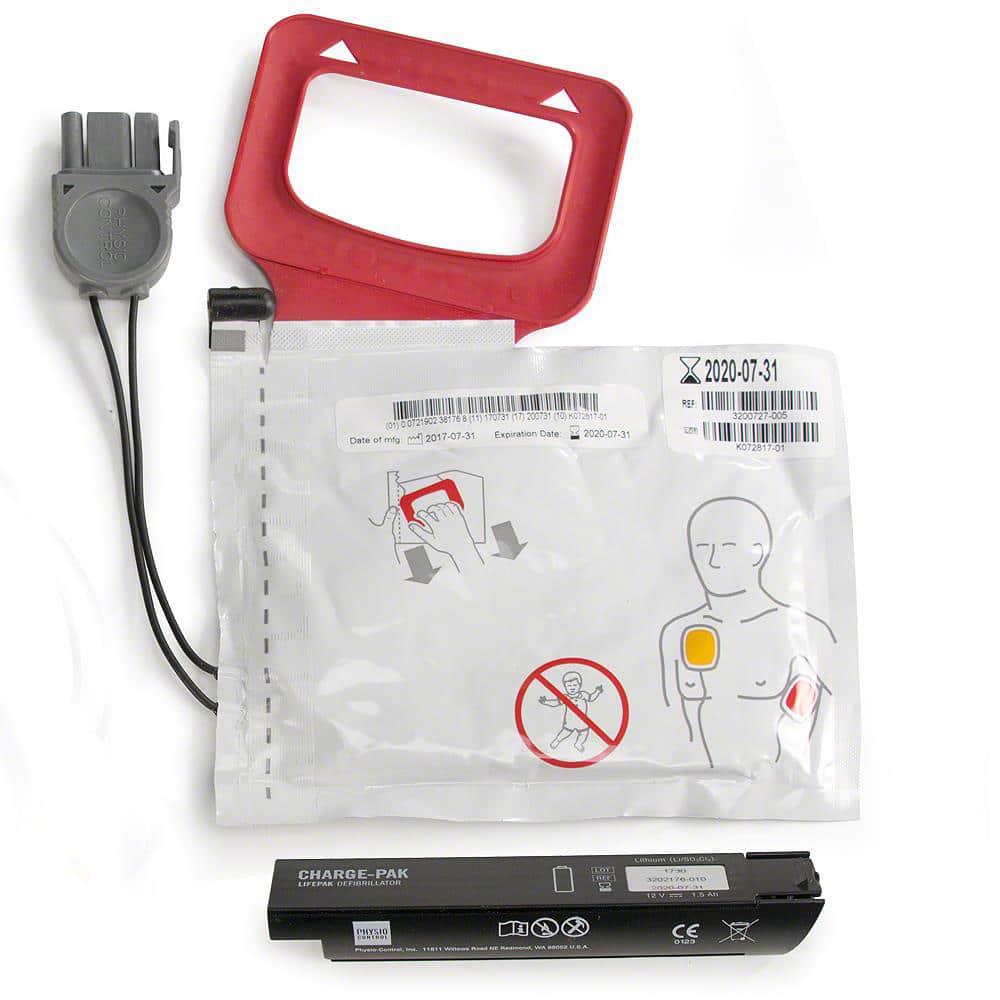 STRYKER-11403-000002 LIFEPAK CR Plus Replacement Kit for Charge-Pak 1 set of electrodes