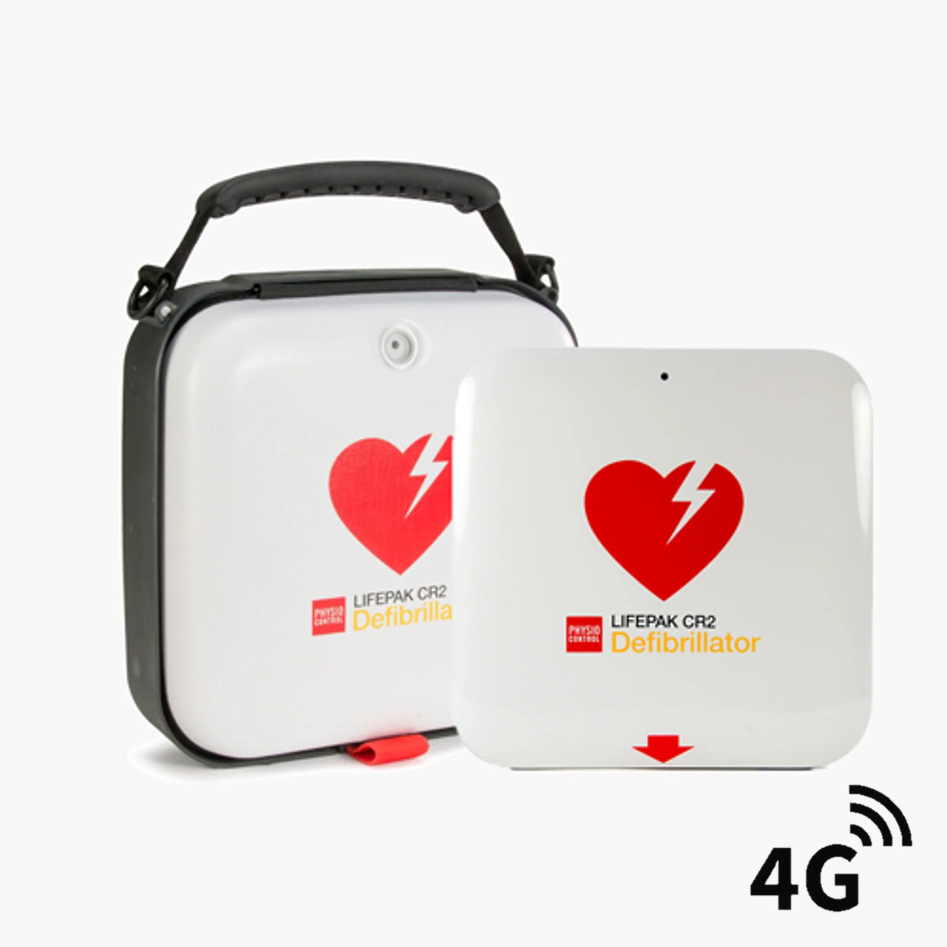 STRYKER-99512-001713 LIFEPAK CR2 Cellular Defibrillator, Fully Automatic, English-Spanish, carrying case
