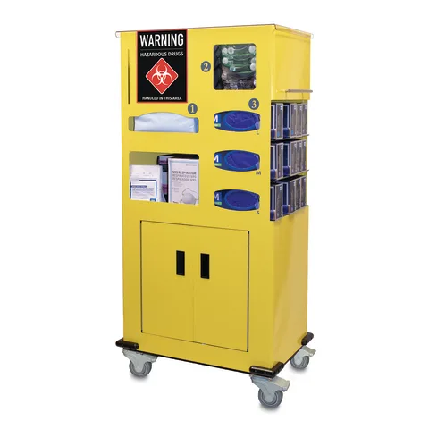 Bowman Dispensers/Marketlab-CT030-0000 Aluminum and Coated Steel Mobile Isolation Station • 26.85"W x 16.67"D x 53.38"H