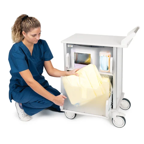 Bowman Dispensers PPE Cart - Isolation Carts for Hospitals