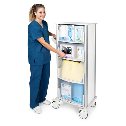 Bowman Dispensers PPE Cart - Isolation Carts for Hospitals