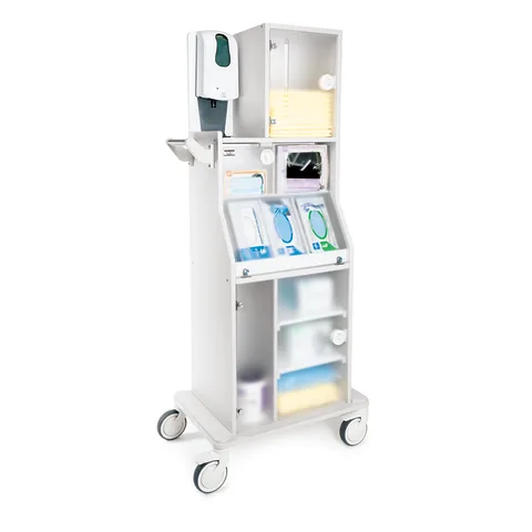 Bowman Dispensers PPE Cart - Isolation Carts for Hospitals