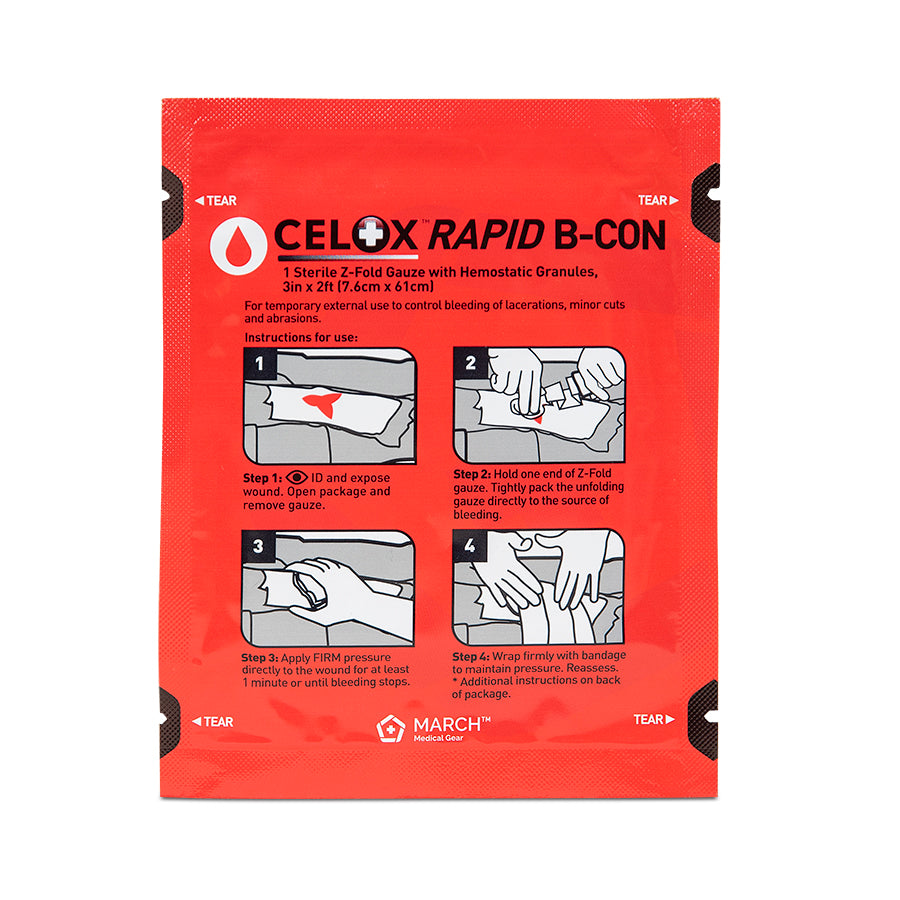 Safeguard Medical-30-212 Celox Rapid B-CON - 3" x 2'