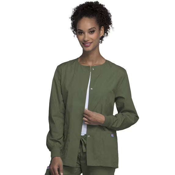 Cherokee Medical WW Originals Women's Snap Front Scrub Jacket