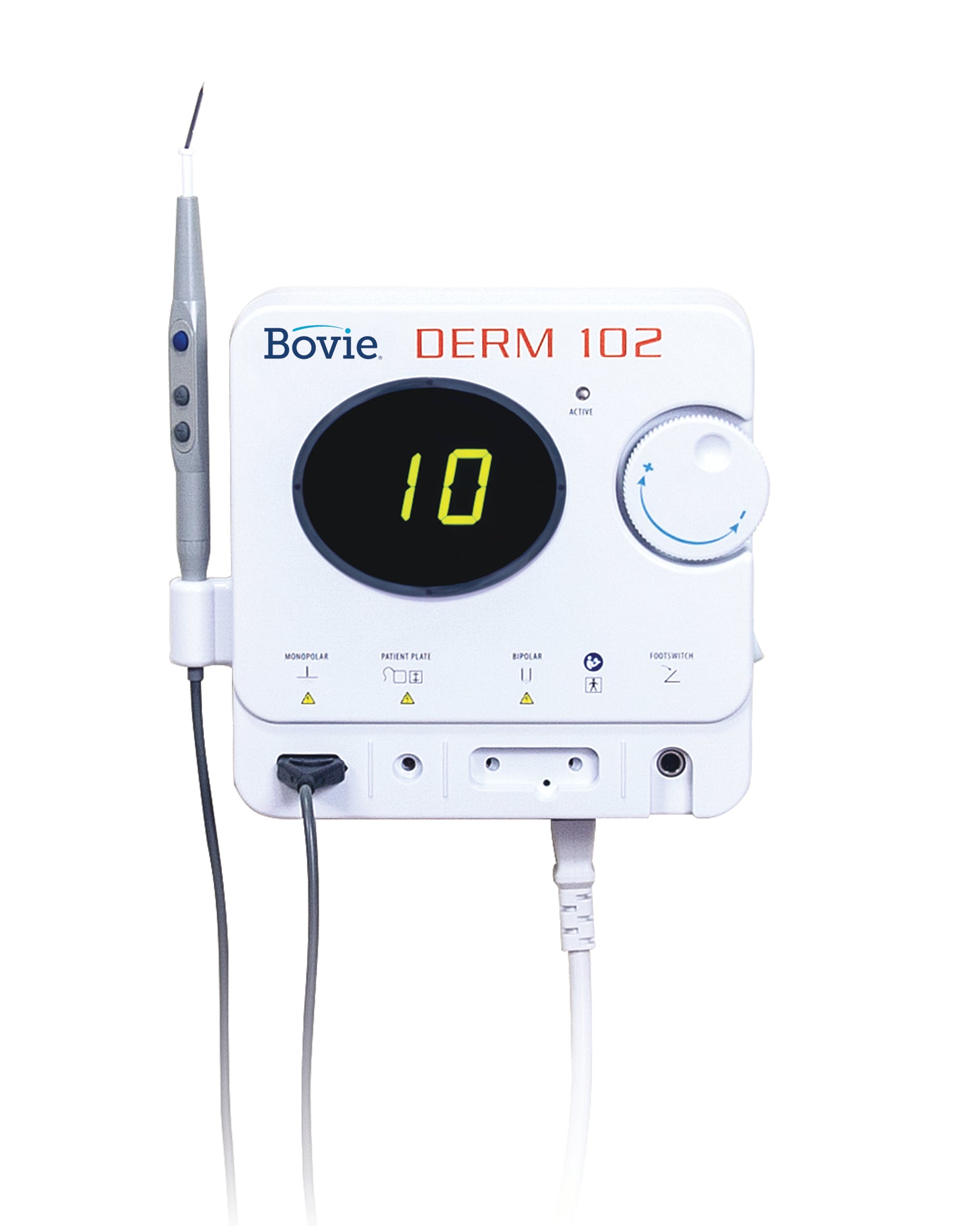 Aspen Surgical-DERM 102 10W High Frequency Desiccator, No Additional Accessories Required, 18 Disposable Dermal Tips Included, Dual Voltage (Operates Using 110 Volts and 220 Volts) / ea