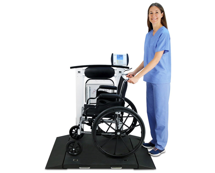 Detecto 3-in-1 Portable Standing, Seated, or Wheelchair Weighing Scale