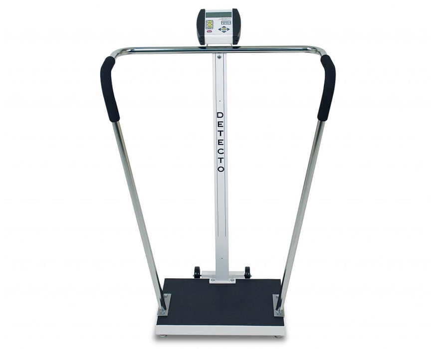 Detecto Waist-High Bariatric Stand-On Handrail Scale