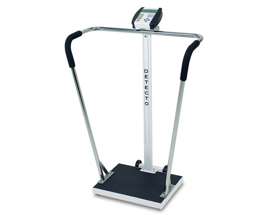 Detecto Waist-High Bariatric Stand-On Handrail Scale