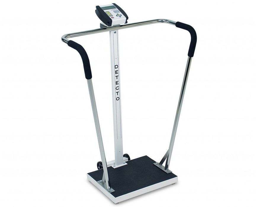Detecto Waist-High Bariatric Stand-On Handrail Scale