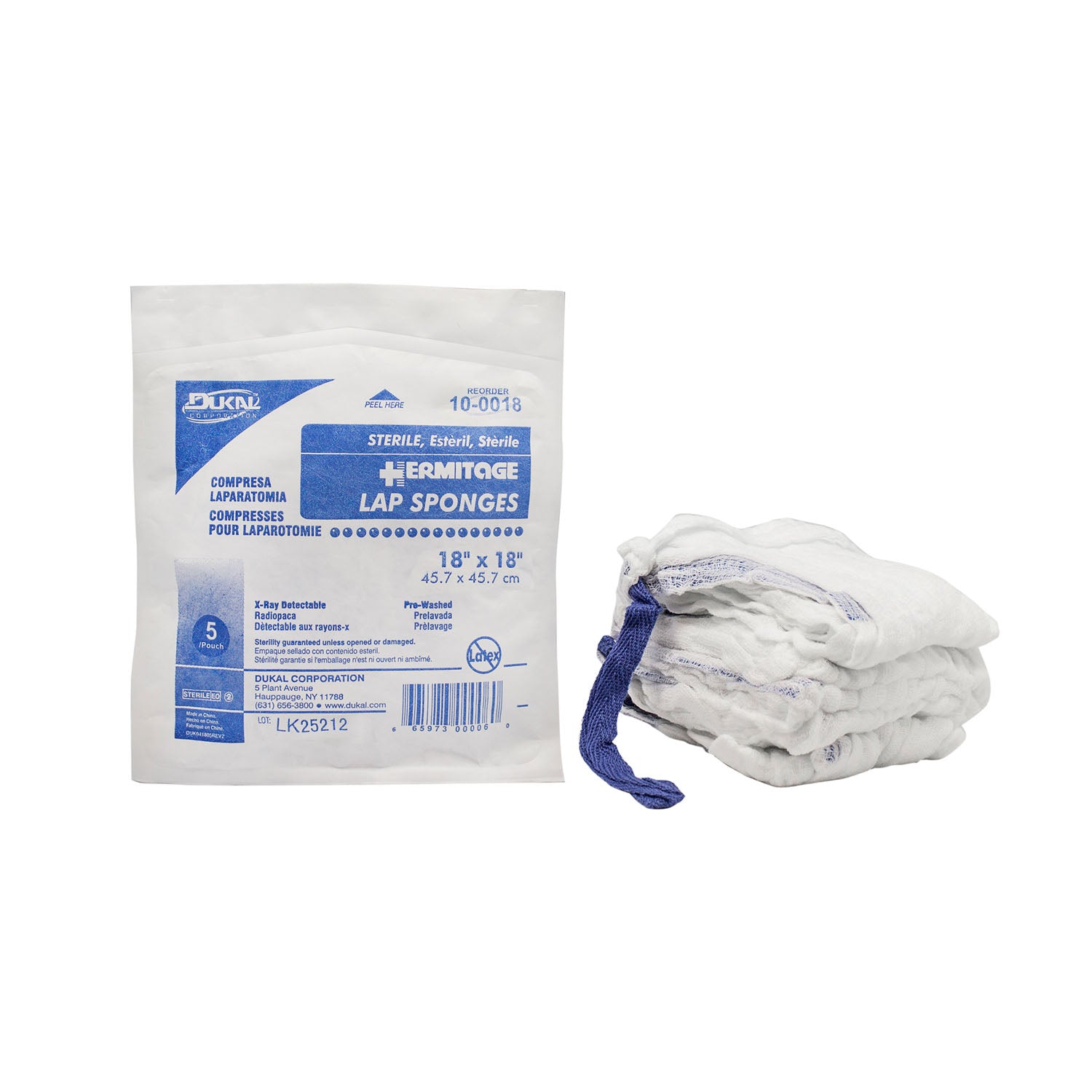 Dukal Corporation Sterile X-Ray Detectable Laparotomy Sponge