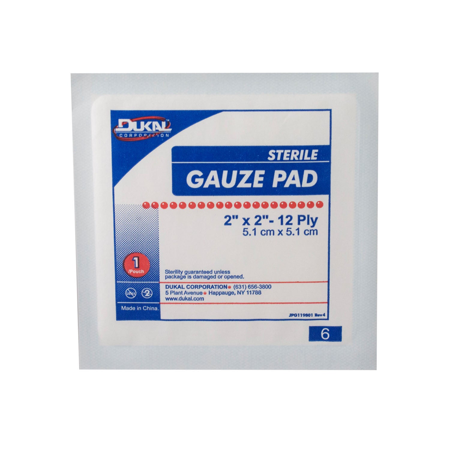 Dukal Corporation Gauze Pad Sterile 12-Ply