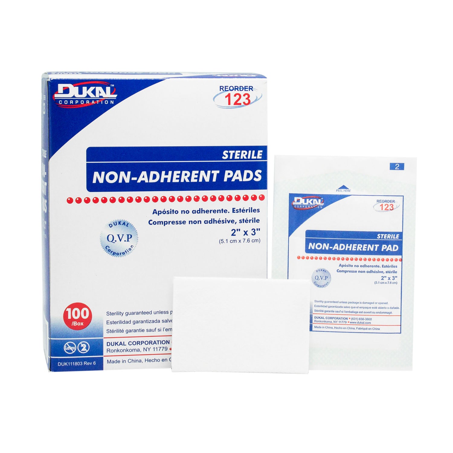Dukal Corporation Non-Adherent Pad Dressing