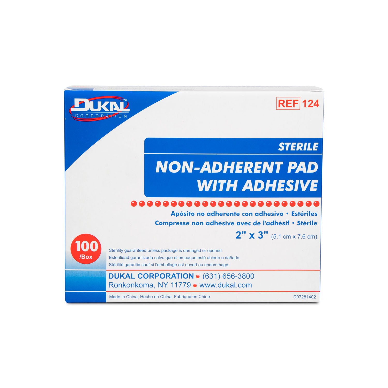 Dukal Corporation Non-Adherent Pad Dressing