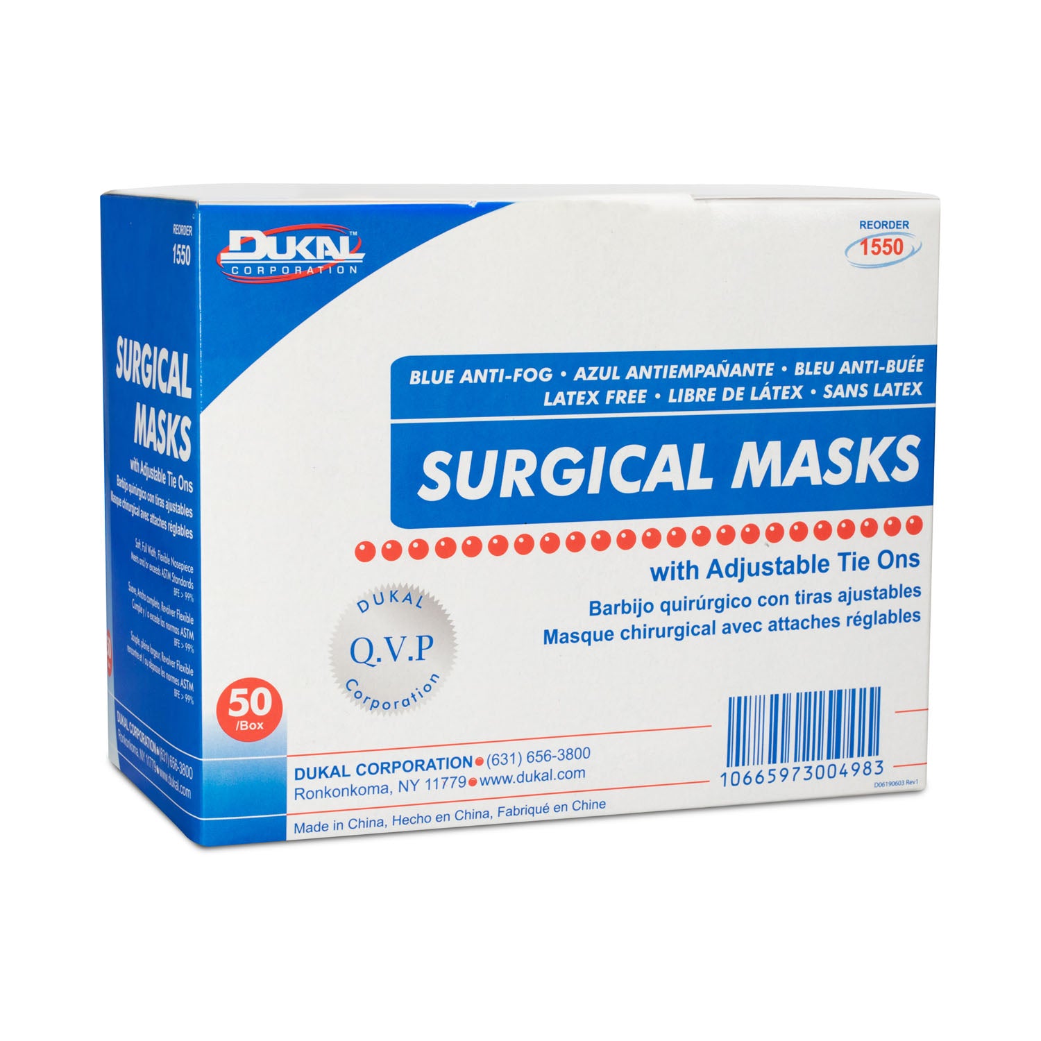 Dukal Corporation Face Masks