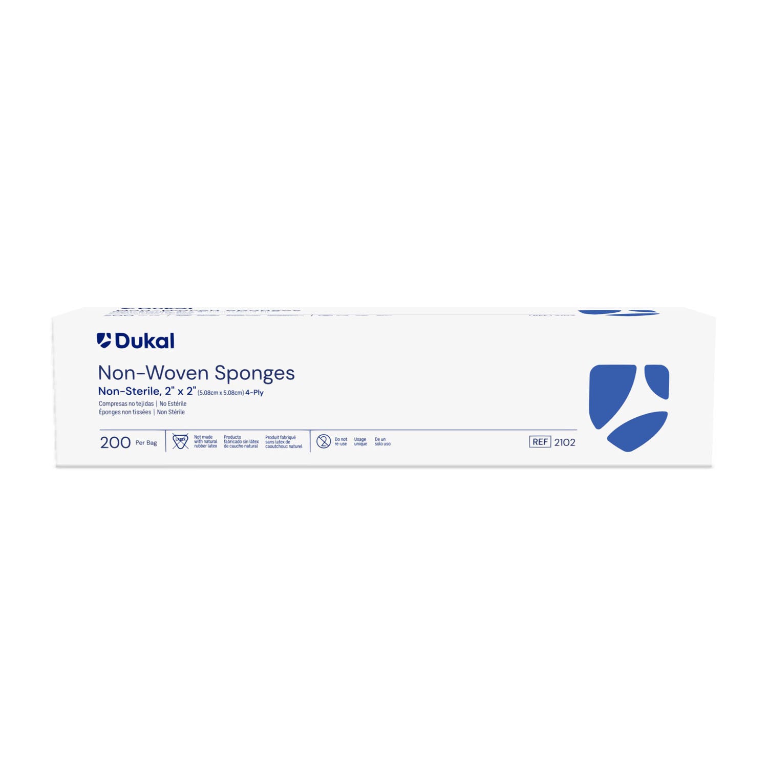 Dukal Corporation Clinisorb Non-Woven Sponge, 4-Ply, Non-Sterile
