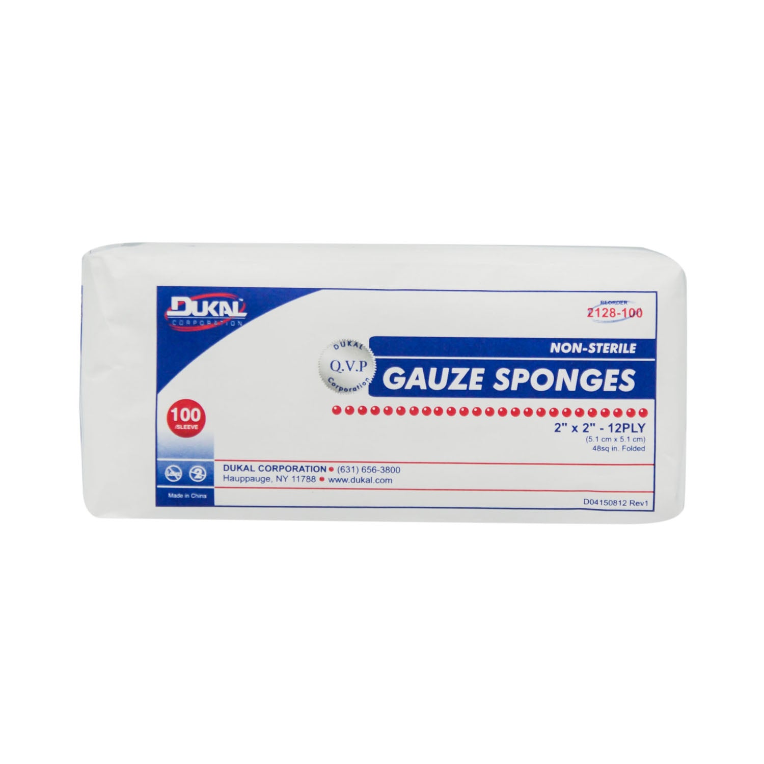 Dukal Corporation Woven Cotton Gauze Sponges