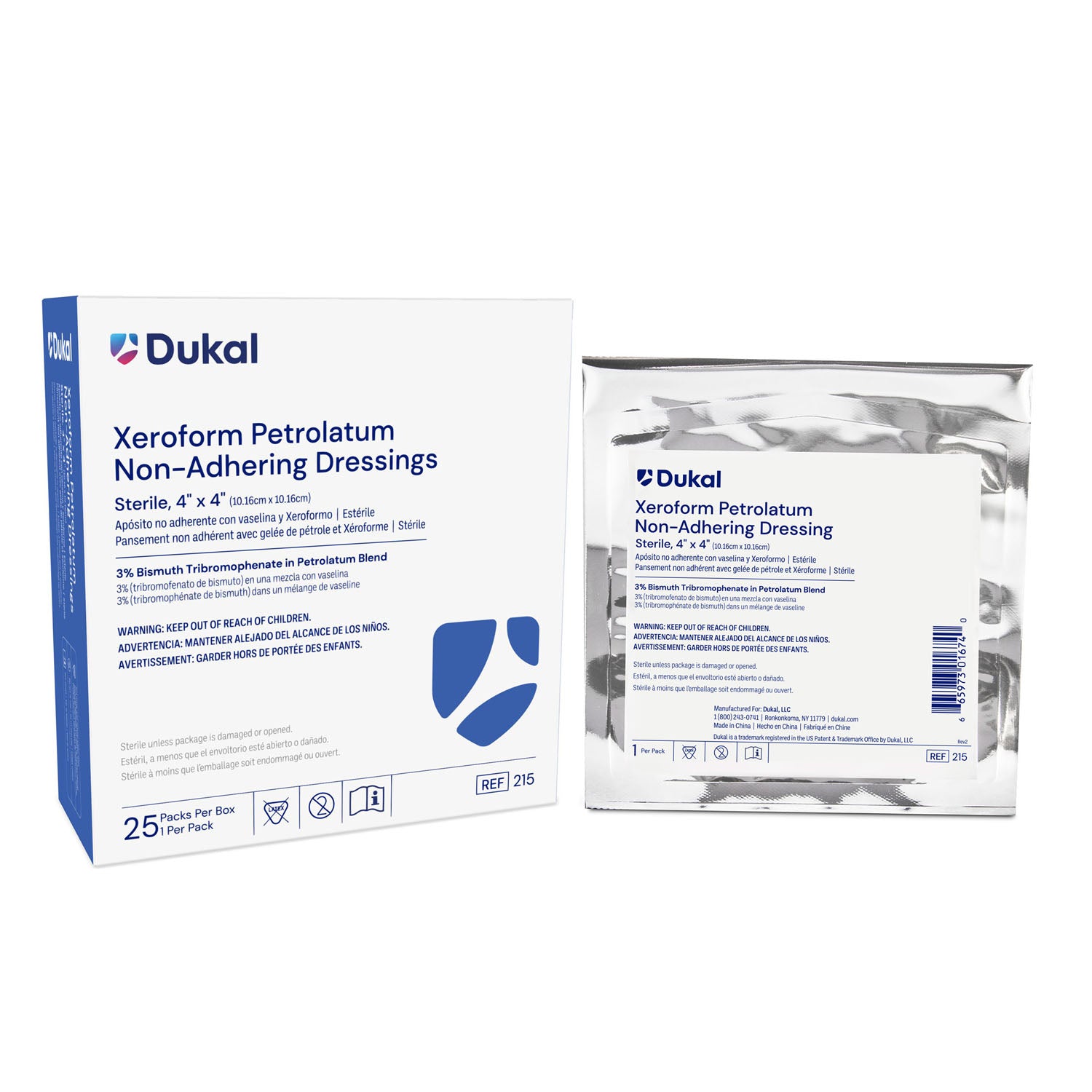 Dukal Corporation Alba Xeroform Petrolatum Gauze Dressings