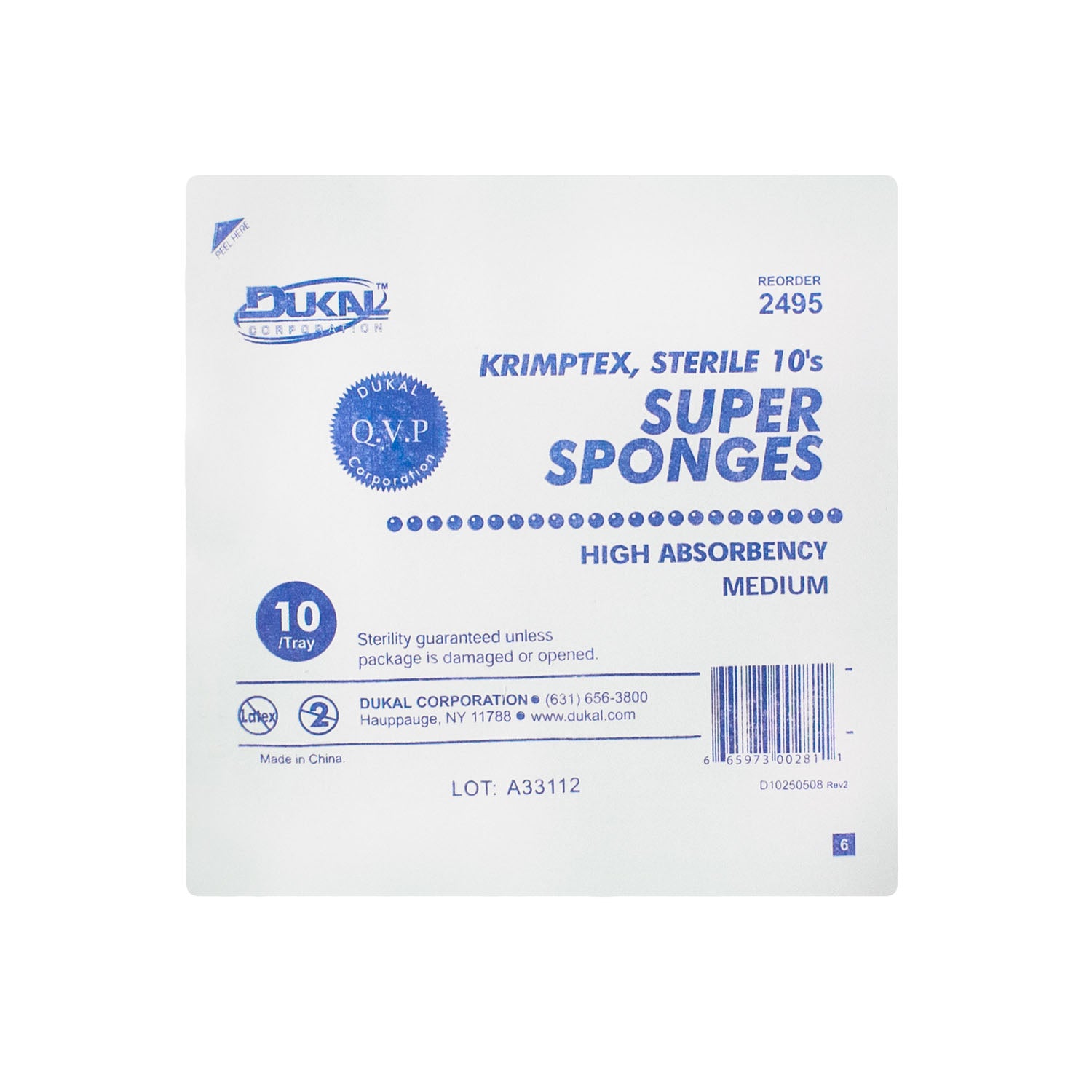 Dukal Corporation Medium Sponges