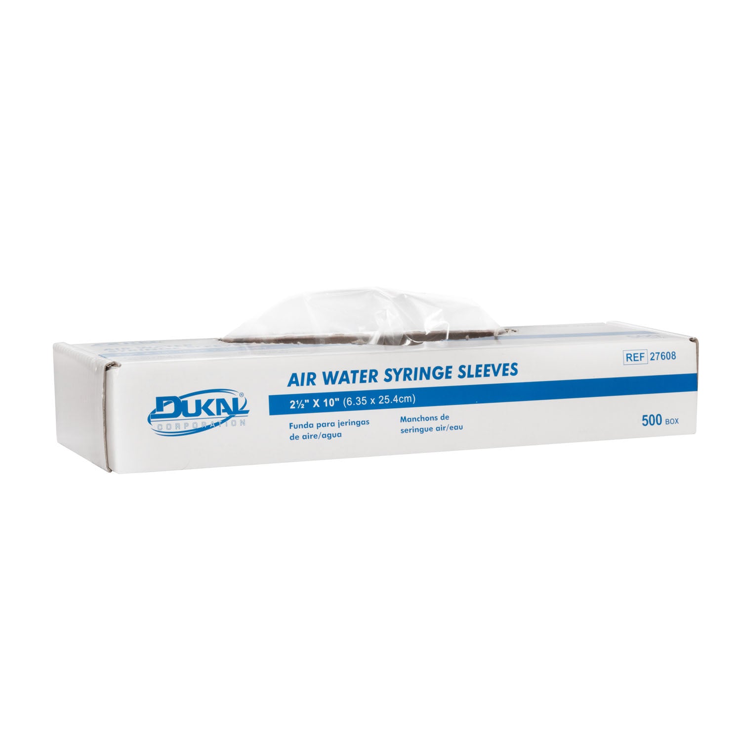 Dukal Corporation-27608 Air/ Water Syringe Sleeves, 2½" x 10" (500/bx, 36 bx/cs, 28 cs/plt)