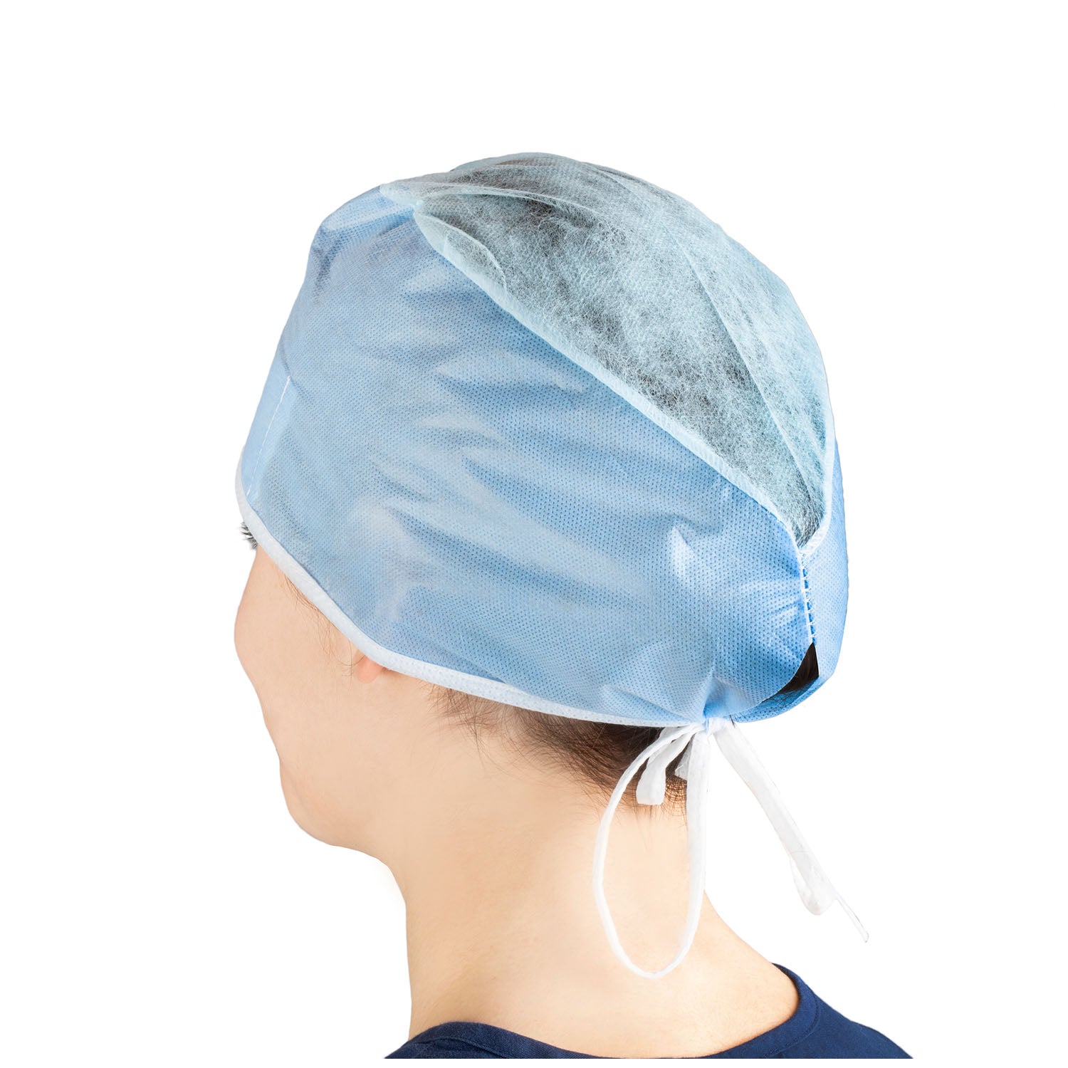 Dukal Corporation-312 Surgeons Cap, One Size, Adjustable Ties, Blue (100/bx, 5 bx/cs)