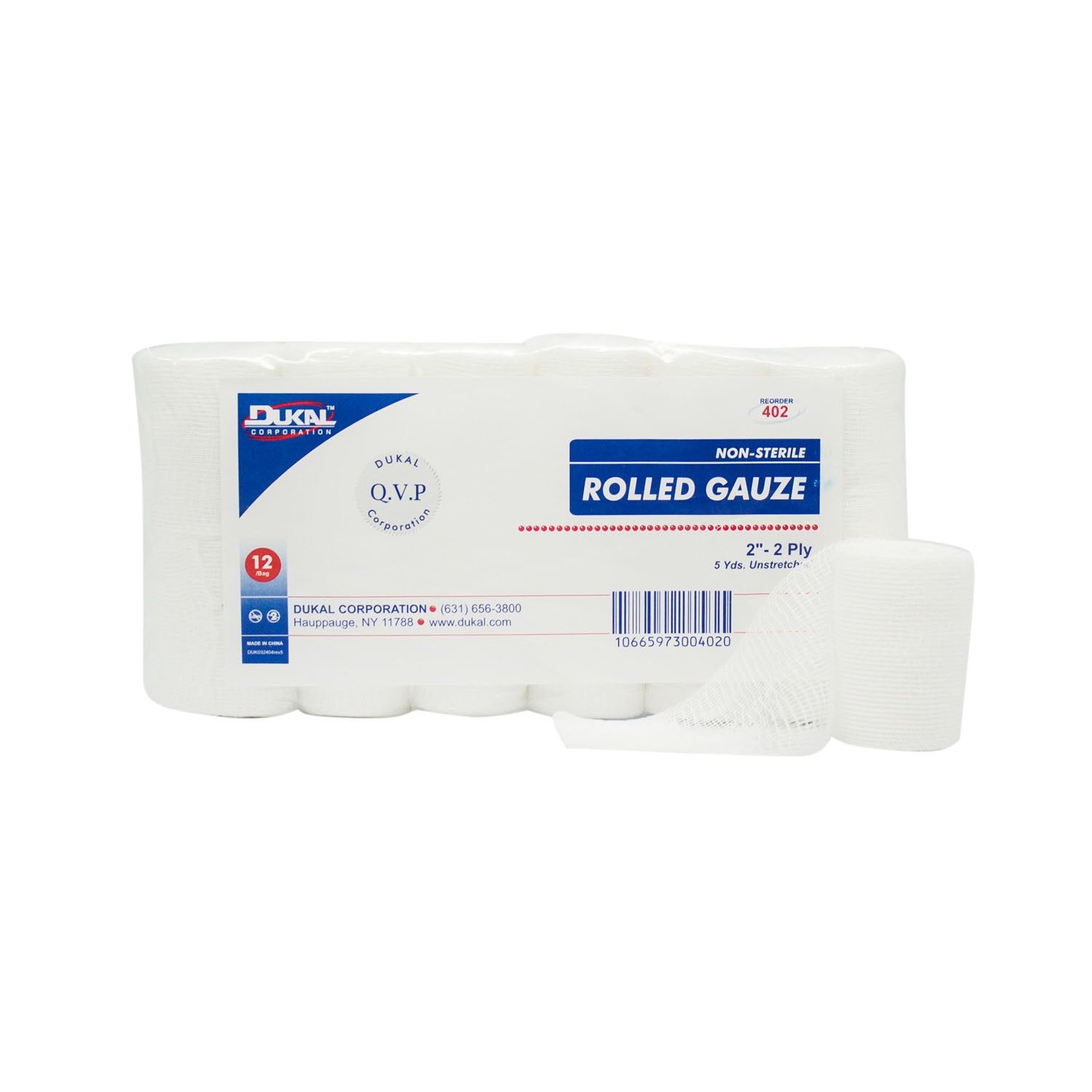Dukal Corporation Non-Sterile Rolled Gauze