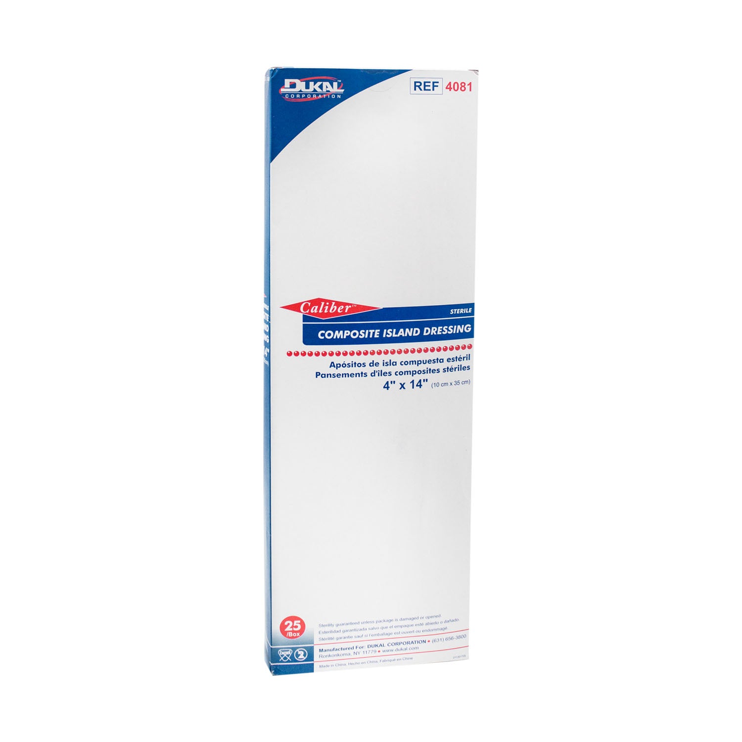 Dukal Corporation Composite Island Dressing, Sterile