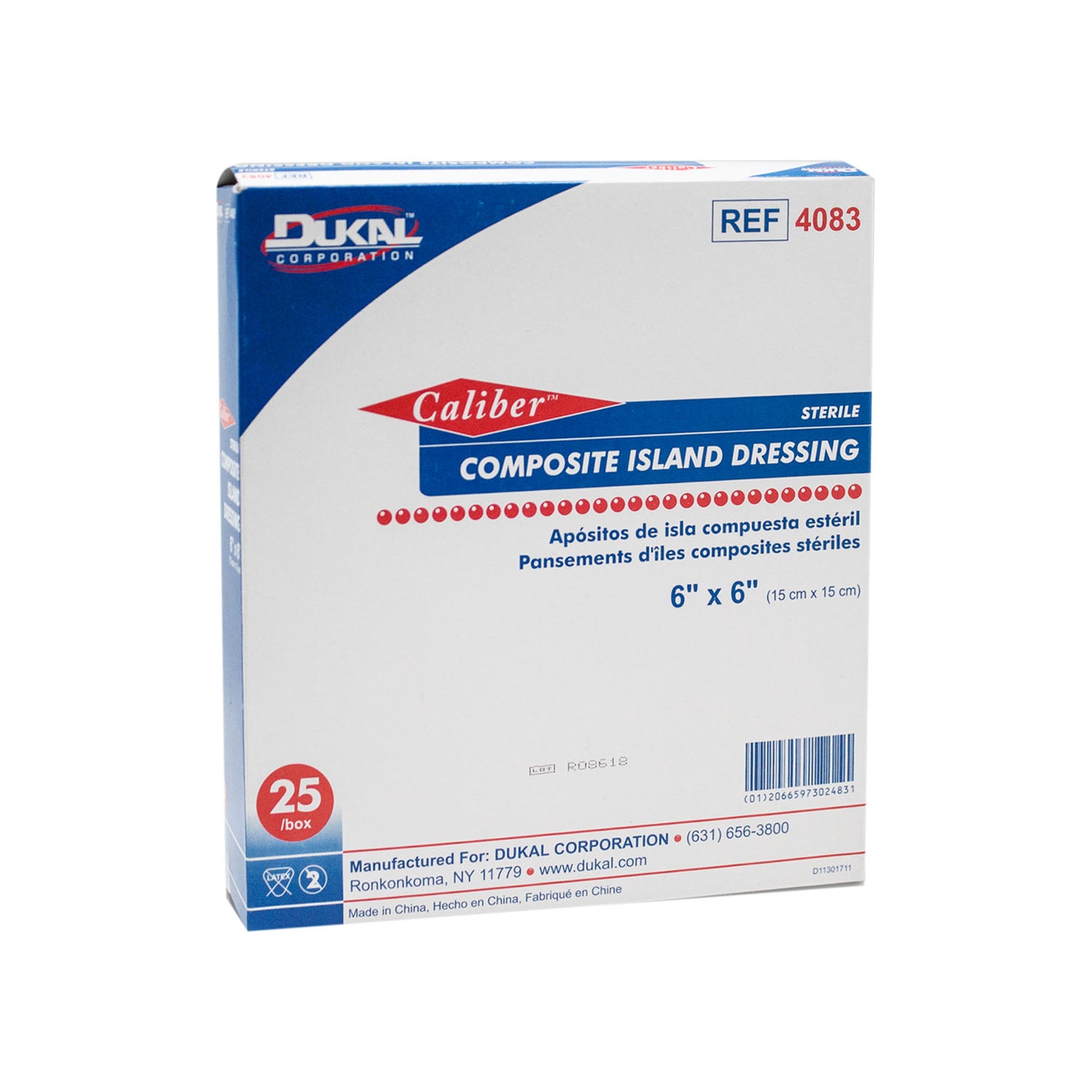 Dukal Corporation Composite Island Dressing, Sterile