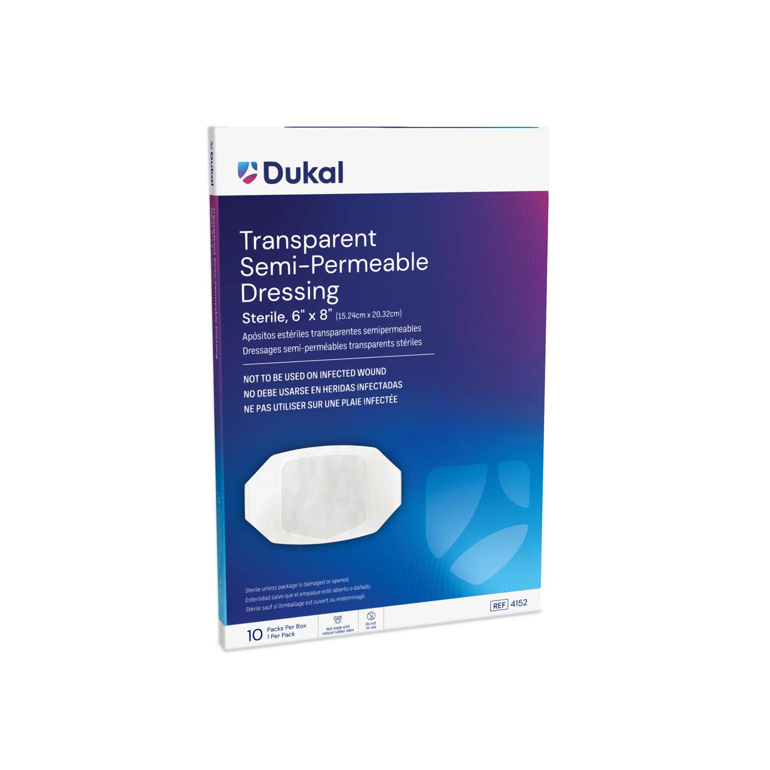 Dukal Corporation Transparent Semi-Permeable Dressing