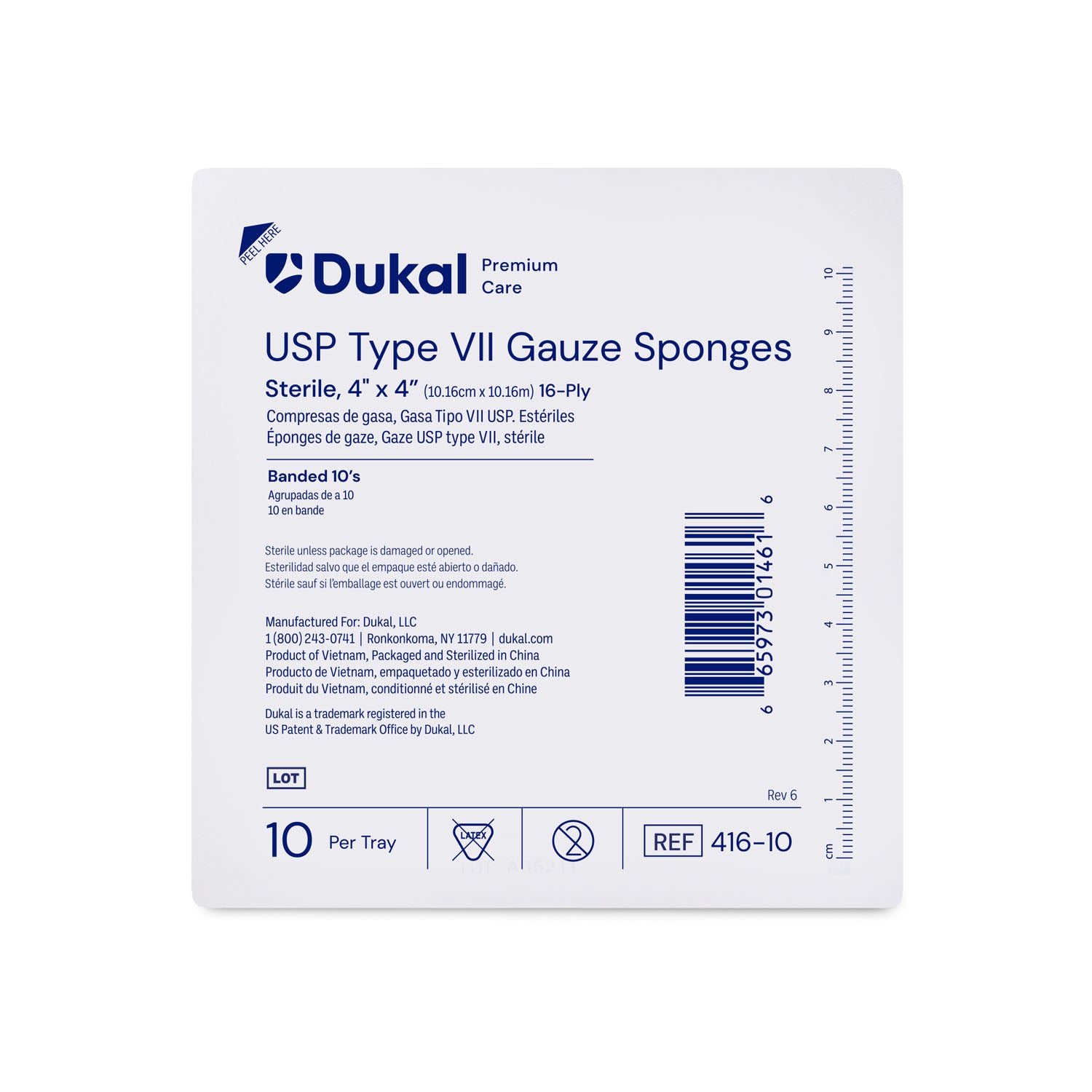 Dukal Corporation Woven Cotton Gauze Sponges