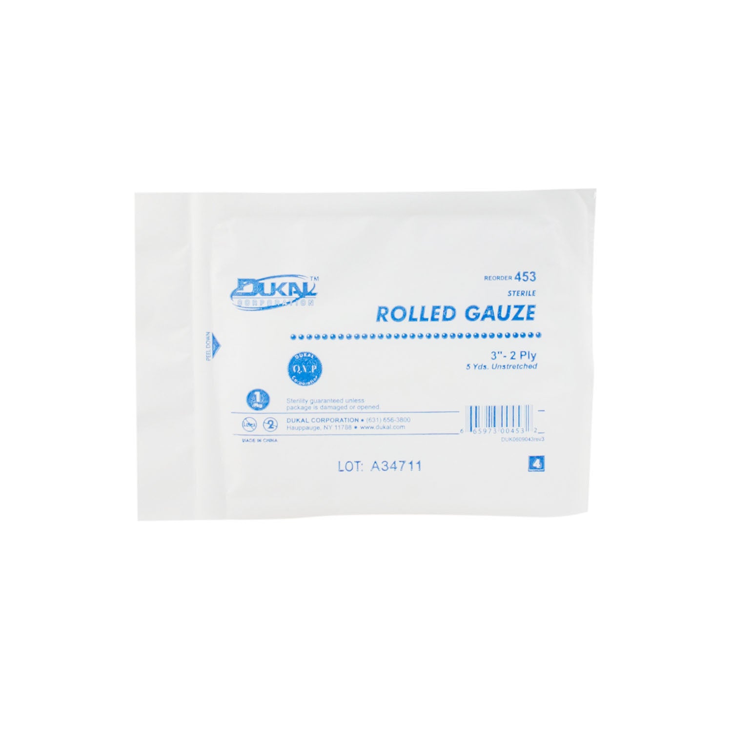 Dukal Corporation Sterile Rolled Gauze