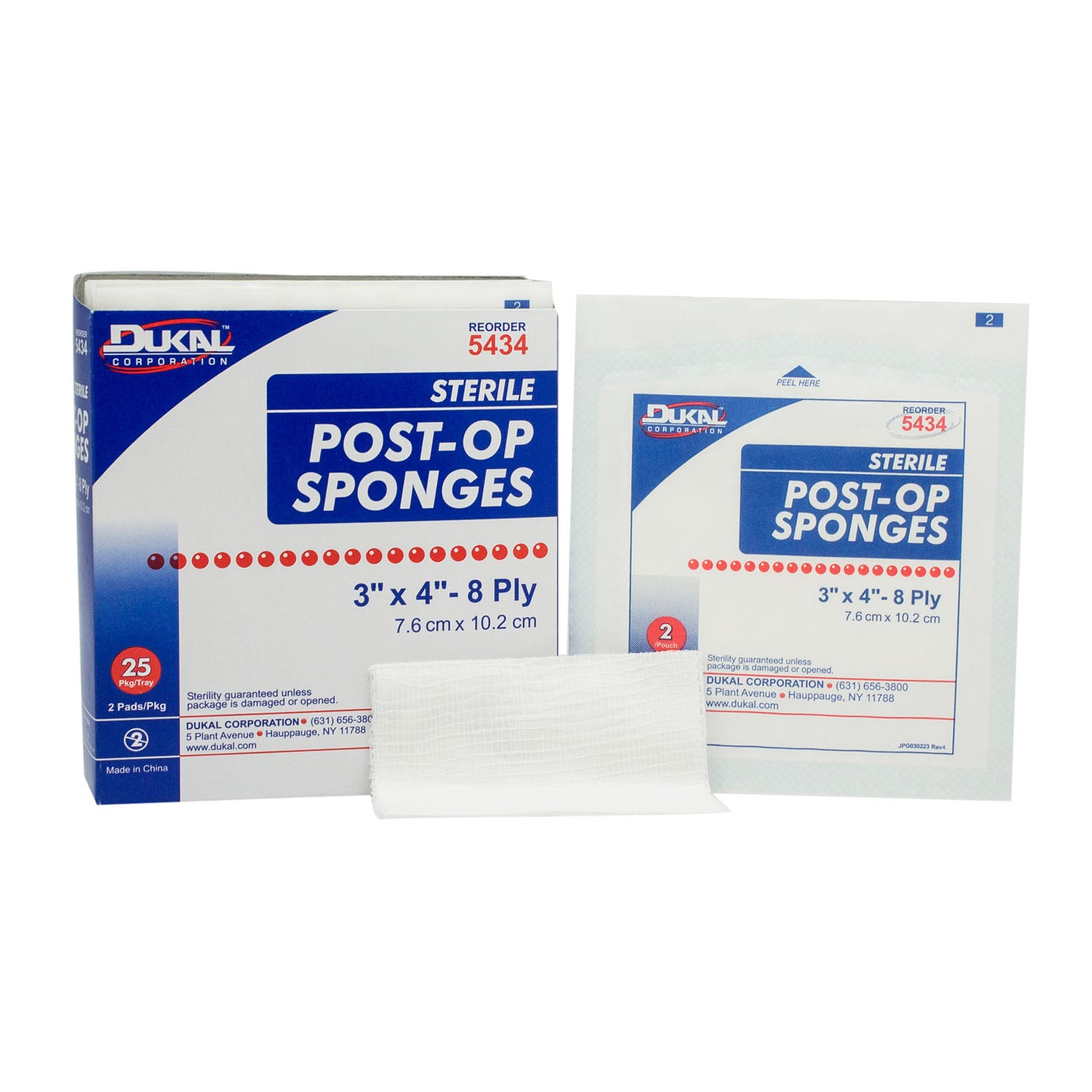 Dukal Corporation Sterile Post-Op Sponge