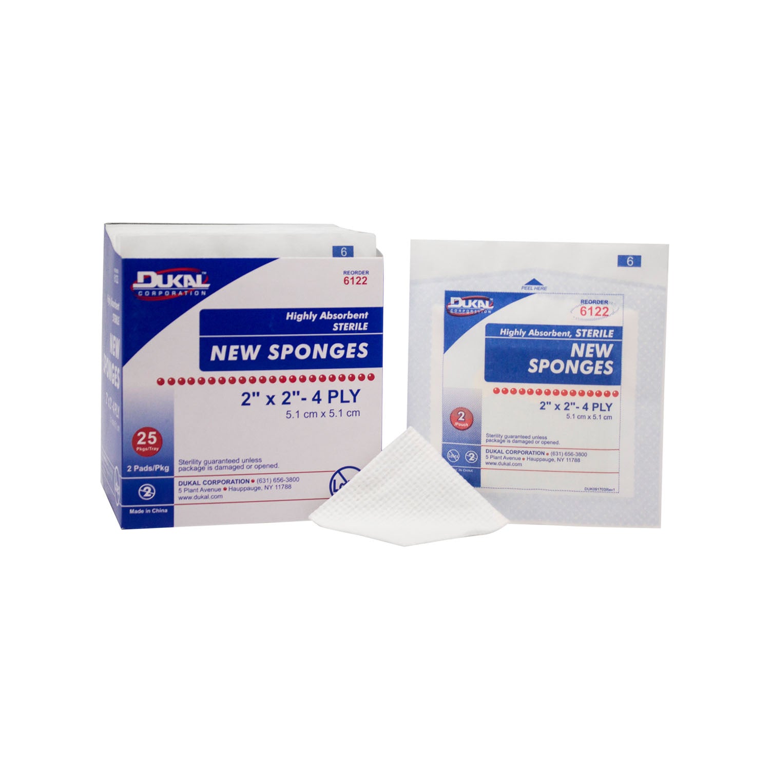 Dukal Corporation Non-Woven New Sponge Sterile 4-Ply