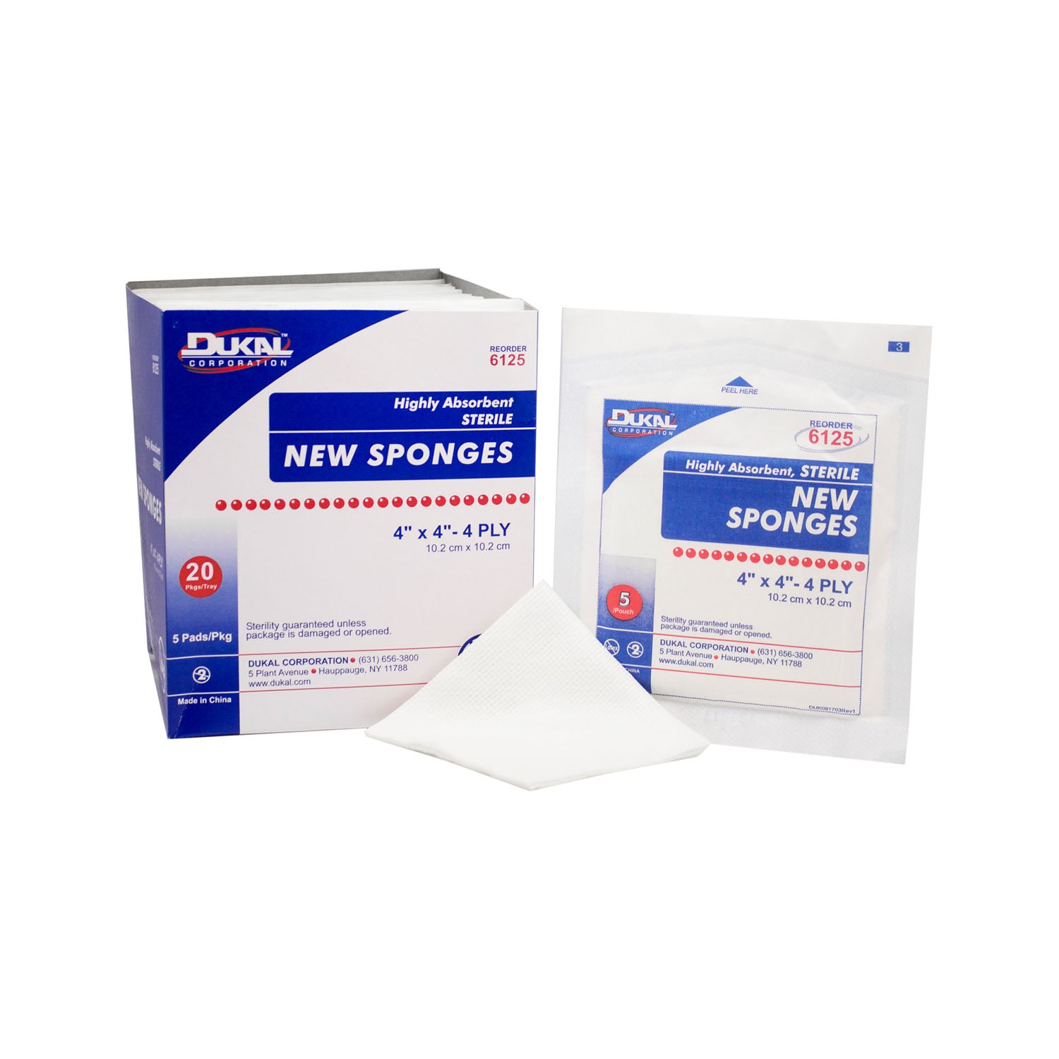 Dukal Corporation Non-Woven New Sponge Sterile 4-Ply