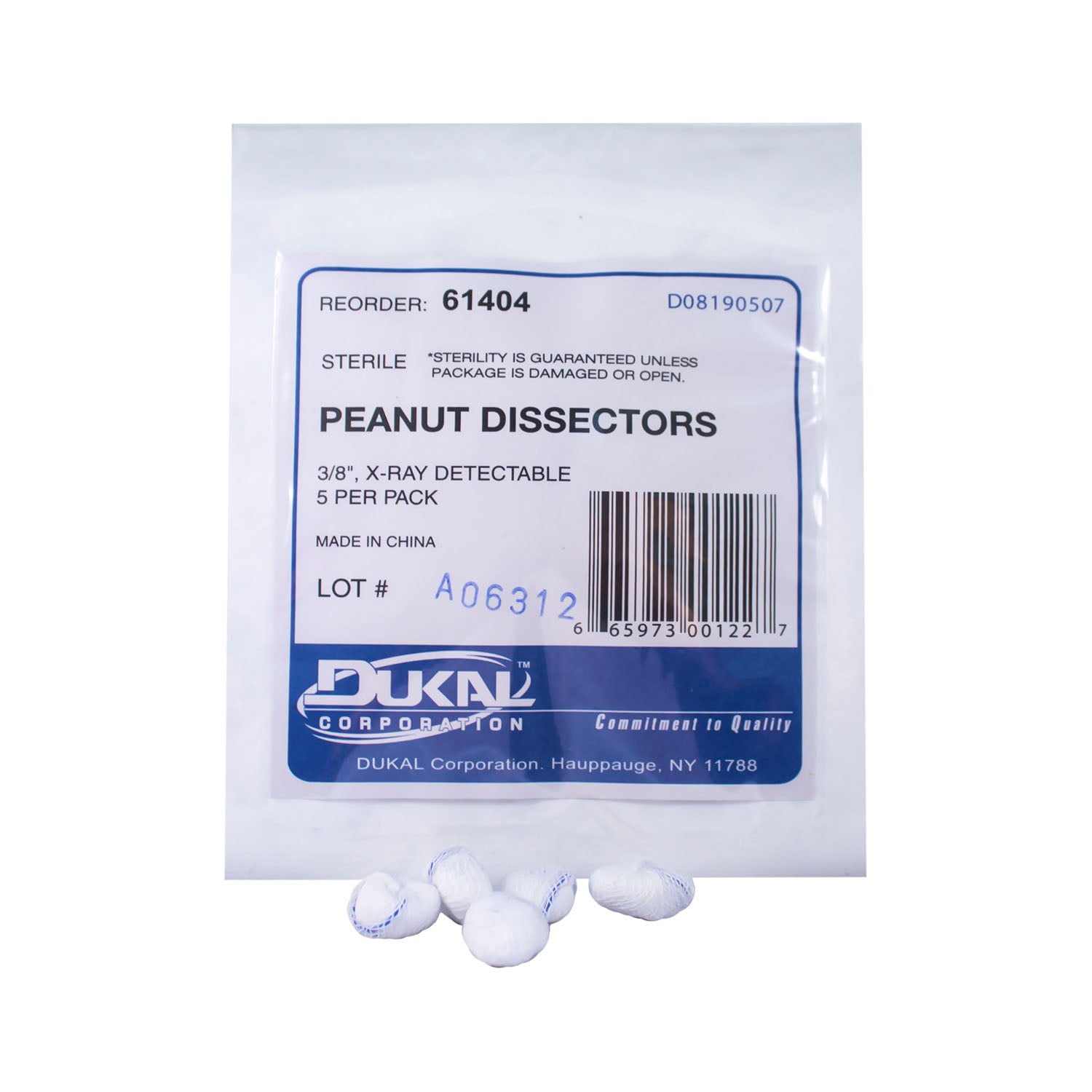 Dukal Corporation Peanut Sponge & Dissectors