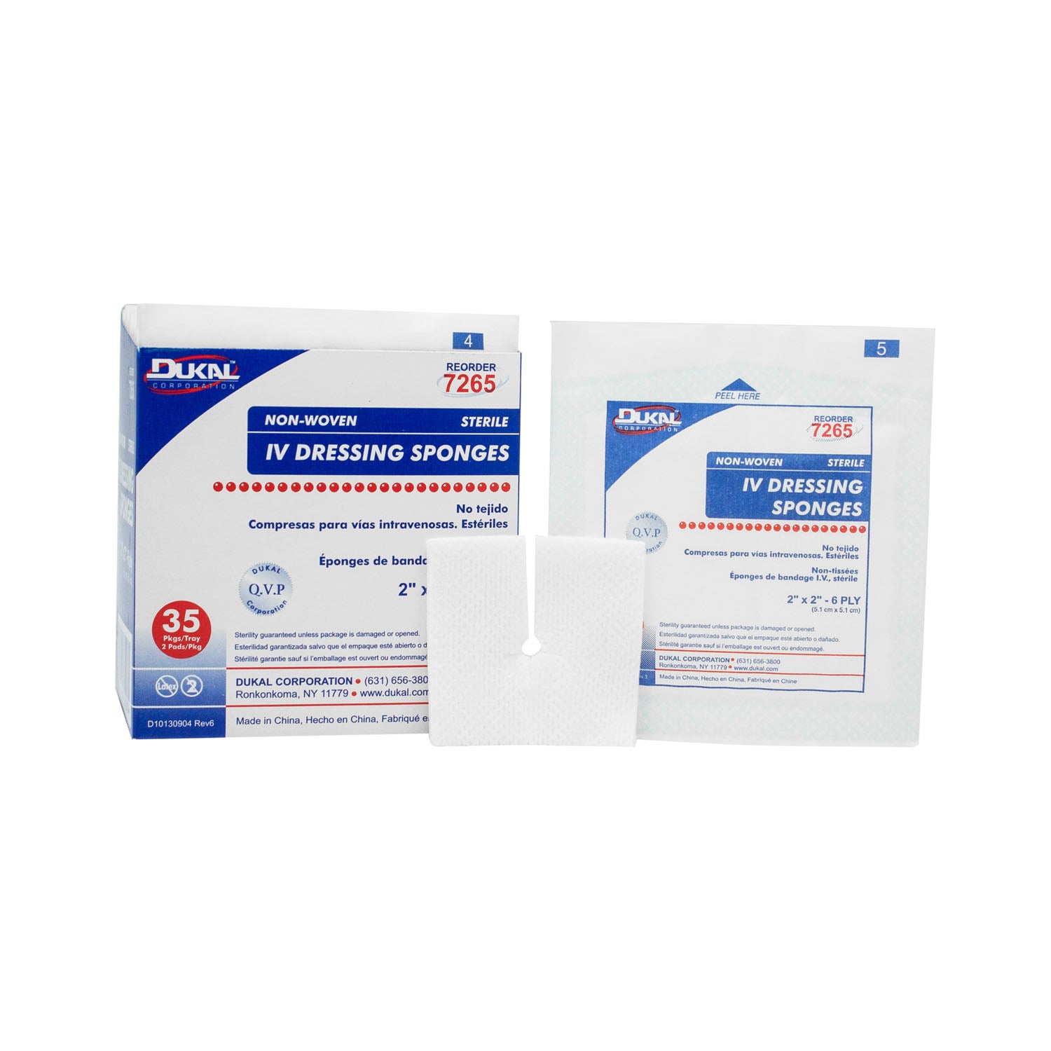 Dukal Corporation IV & T-Drain Sponges