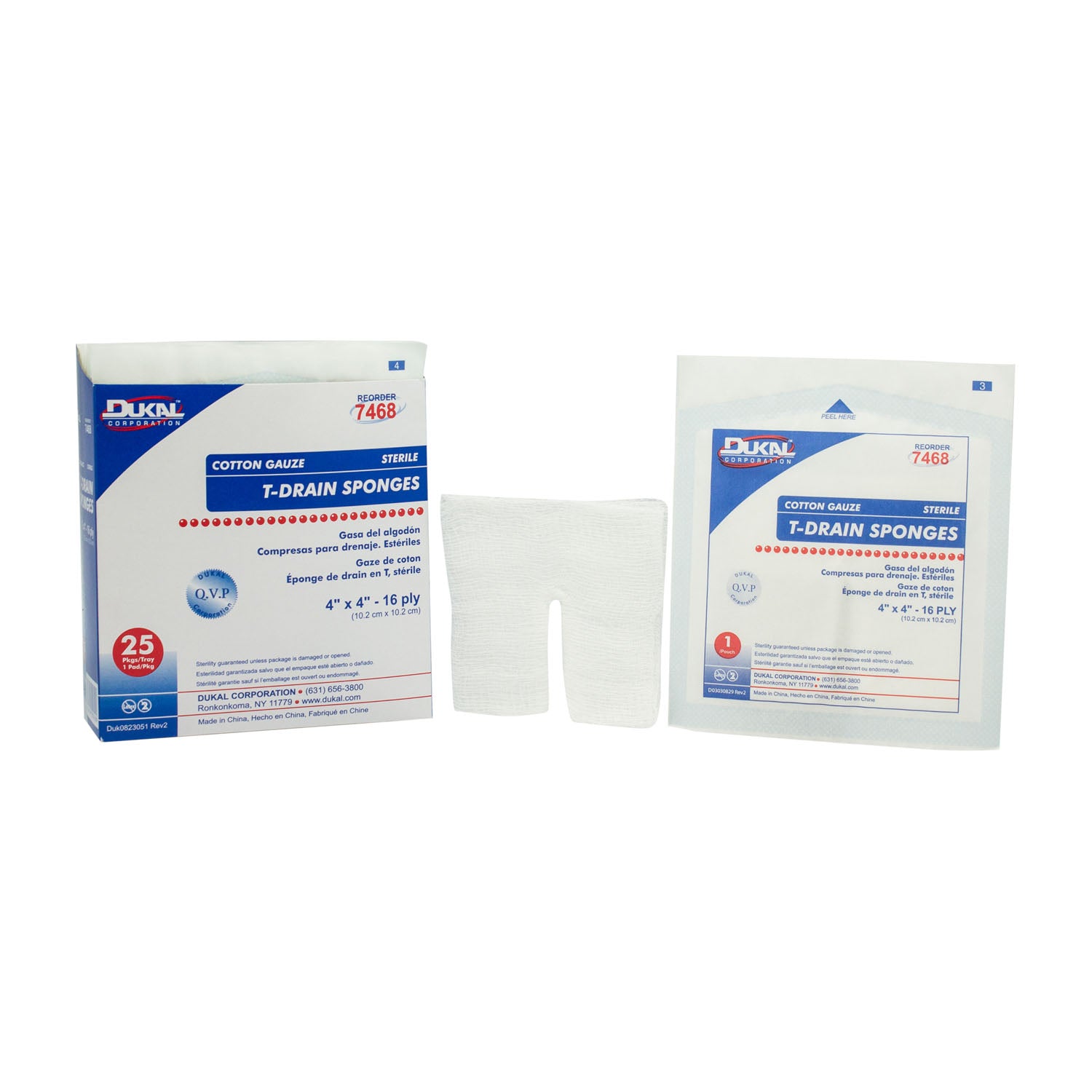 Dukal Corporation IV & T-Drain Sponges