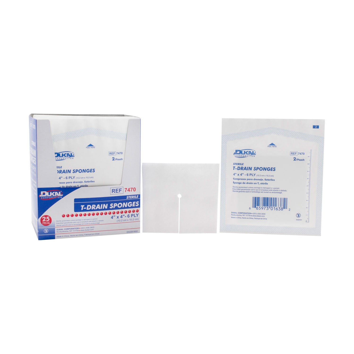 Dukal Corporation IV & T-Drain Sponges