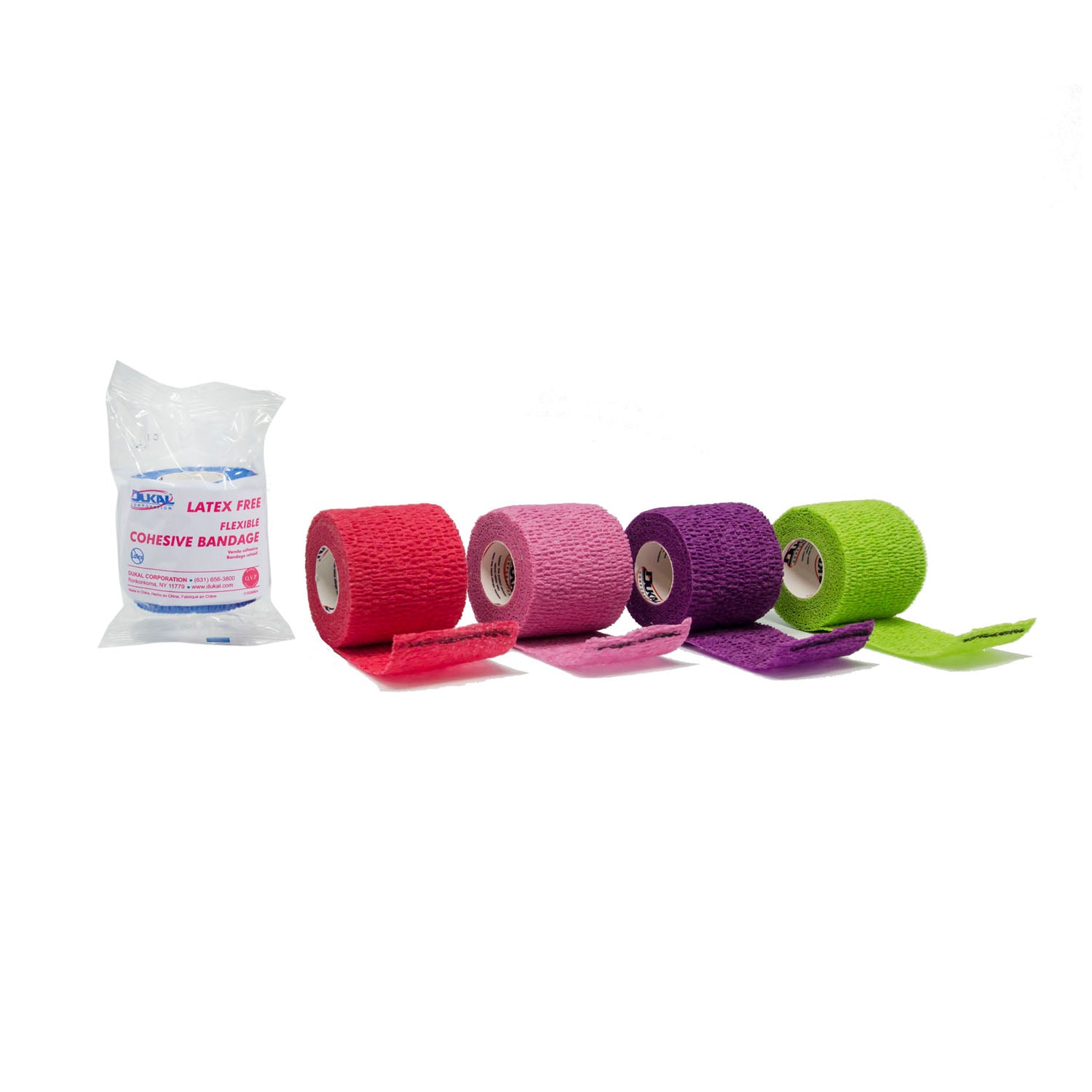 Dukal Corporation Cohesive Bandage, Latex Free, Non-Sterile