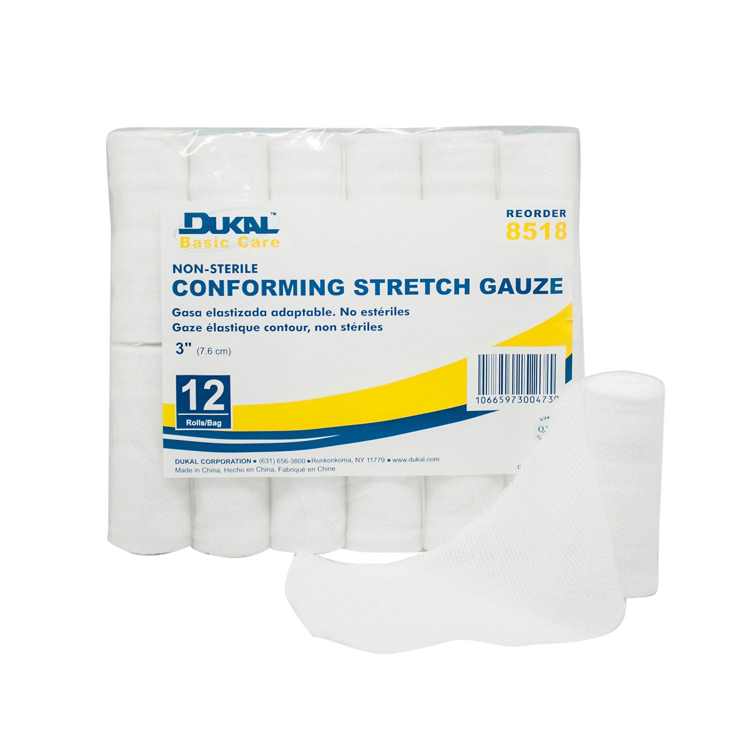 Dukal Corporation Basic Conforming Stretch Gauze Non-Sterile