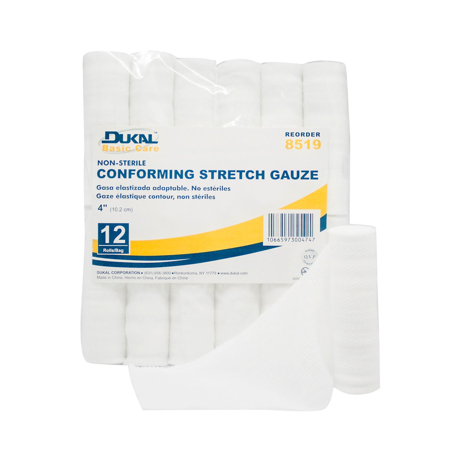 Dukal Corporation Basic Conforming Stretch Gauze Non-Sterile