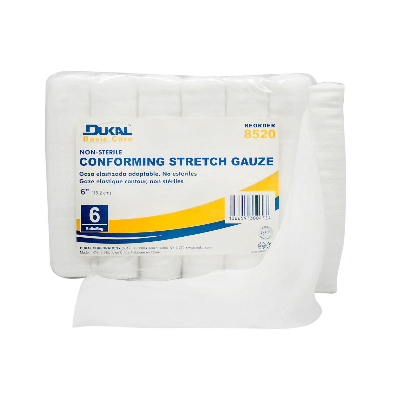 Dukal Corporation Basic Conforming Stretch Gauze Non-Sterile
